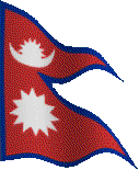 Die Flagge Nepals