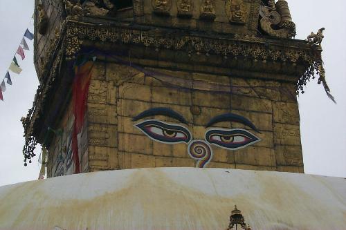 Panorama des Stupa von Swayambhunath