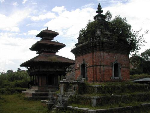 Panorama von Bhaktapur, etwas abseits